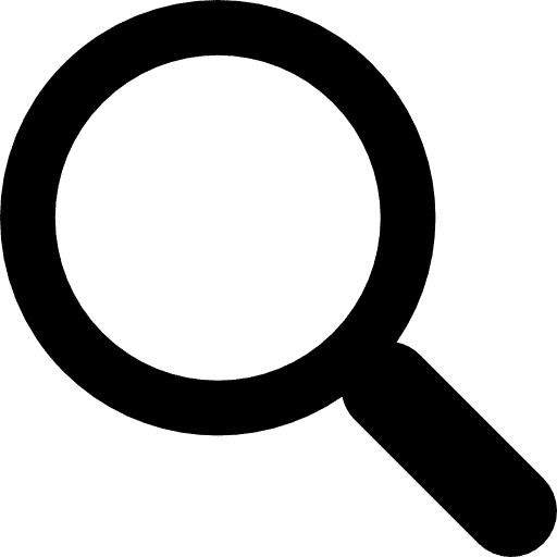 Magnifying glass icon.