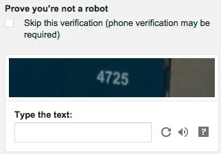 Checkbox over Captcha: "Skip (phone verification may be necessary)"