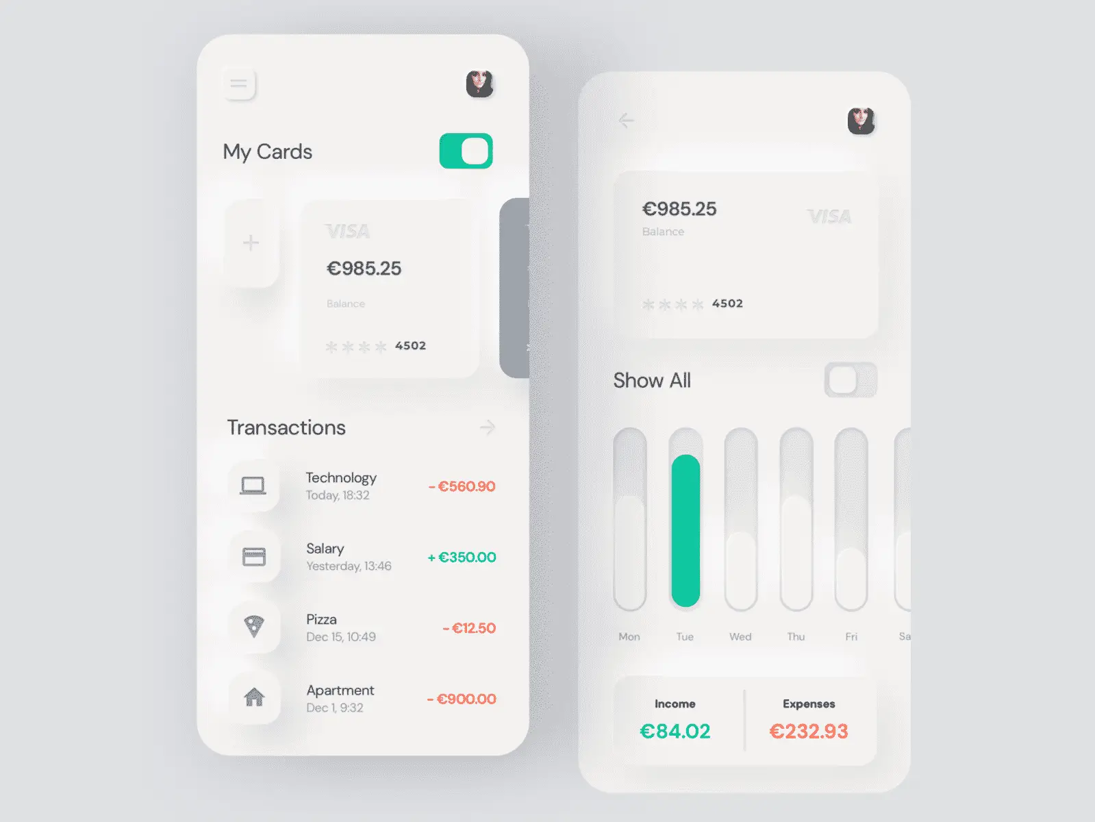 Credit card design prototype. Almost impossible to see the outline of a visa card in the background.