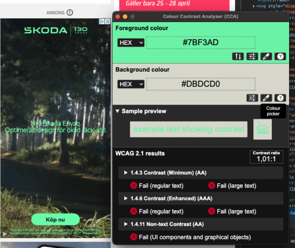 Dn.se Skoda ad. No resize and very bad contrasts.